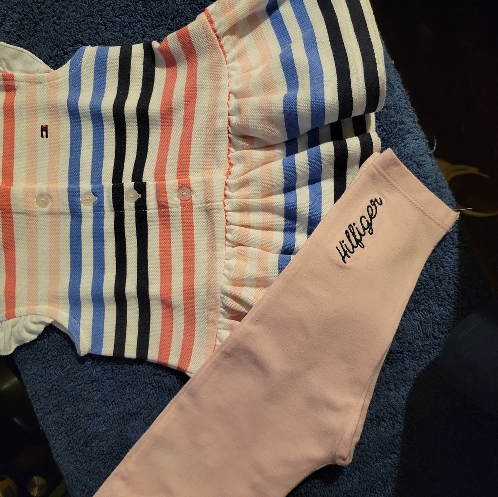 Baby girl Tommy Hilfiger and Nautica outfits